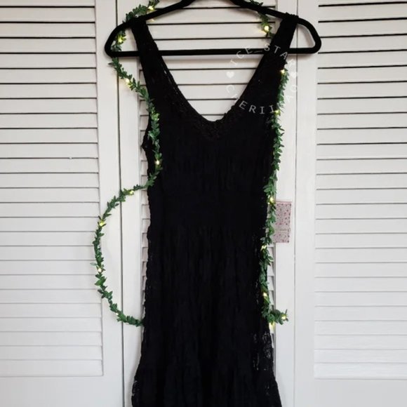 Free People NWT !!RARE!! Floral Lace Rendezvous Dress - Picture 5 of 10